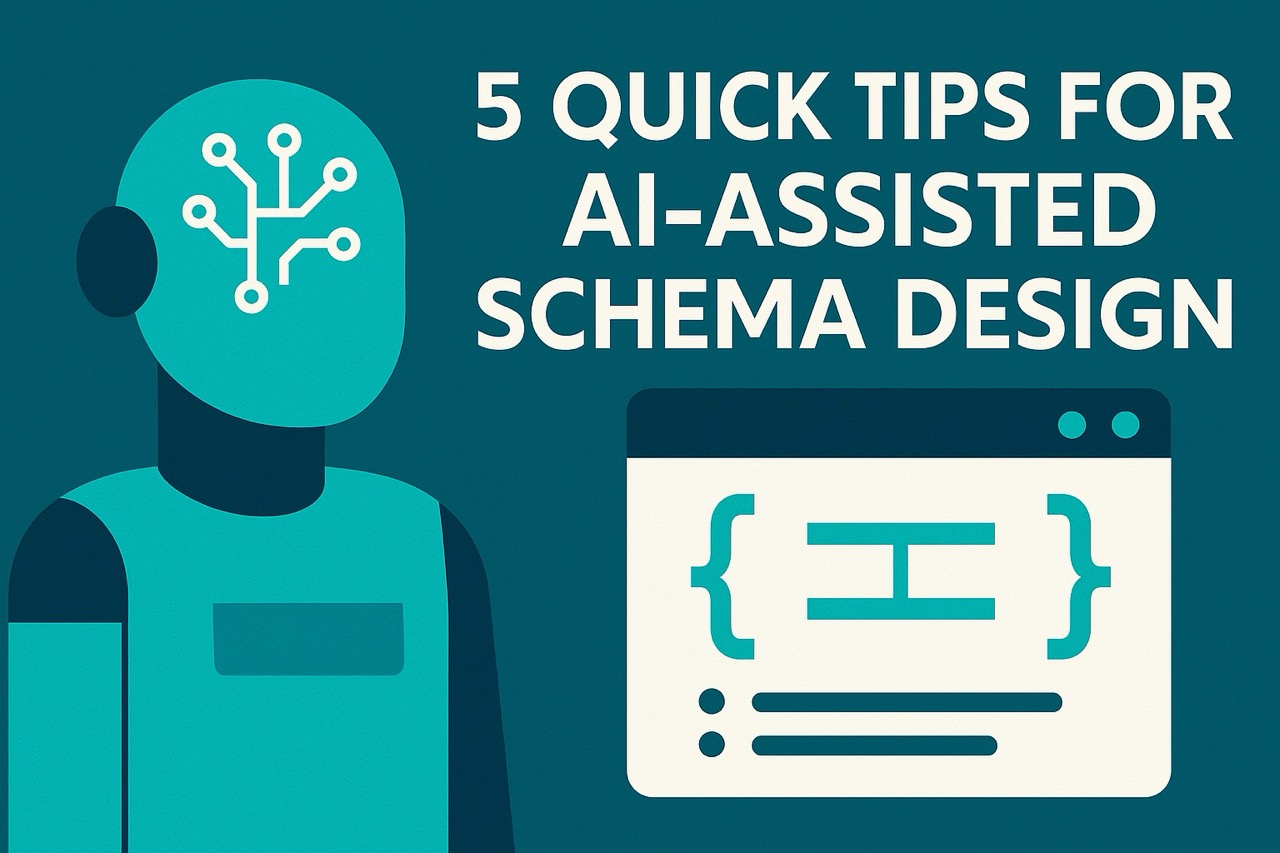 5 quick tips for AI-assisted schema design